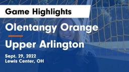 Olentangy Orange  vs Upper Arlington  Game Highlights - Sept. 29, 2022