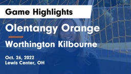 Olentangy Orange  vs Worthington Kilbourne  Game Highlights - Oct. 26, 2022