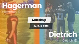 Matchup: Hagerman  vs. Dietrich  2019