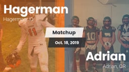 Matchup: Hagerman  vs. Adrian  2019