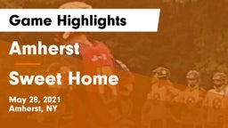 Amherst  vs Sweet Home  Game Highlights - May 28, 2021