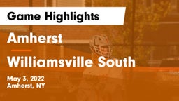 Amherst  vs Williamsville South  Game Highlights - May 3, 2022