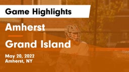 Amherst  vs Grand Island  Game Highlights - May 20, 2022