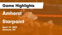 Amherst  vs Starpoint  Game Highlights - April 19, 2023