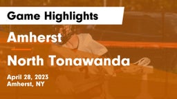 Amherst  vs North Tonawanda  Game Highlights - April 28, 2023