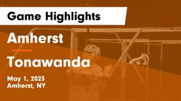 Amherst  vs Tonawanda  Game Highlights - May 1, 2023