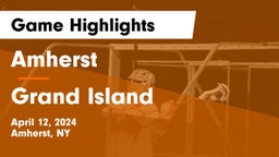 Amherst  vs Grand Island  Game Highlights - April 12, 2024