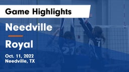 Needville  vs Royal  Game Highlights - Oct. 11, 2022