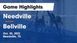 Needville  vs Bellville Game Highlights - Oct. 25, 2022