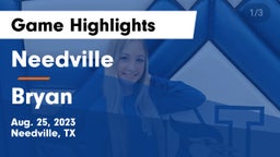 Needville  vs Bryan  Game Highlights - Aug. 25, 2023