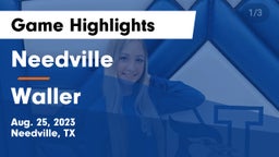 Needville  vs Waller  Game Highlights - Aug. 25, 2023