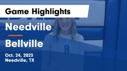 Needville  vs Bellville  Game Highlights - Oct. 24, 2023