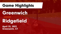 Greenwich  vs Ridgefield  Game Highlights - April 23, 2022