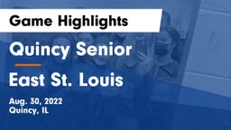 Quincy Senior  vs East St. Louis  Game Highlights - Aug. 30, 2022