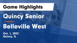 Quincy Senior  vs Belleville West  Game Highlights - Oct. 1, 2022