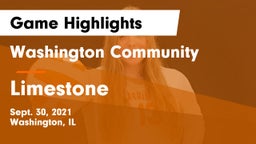 Washington Community  vs Limestone Game Highlights - Sept. 30, 2021