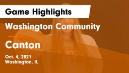 Washington Community  vs Canton Game Highlights - Oct. 4, 2021