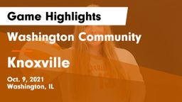 Washington Community  vs Knoxville Game Highlights - Oct. 9, 2021