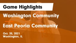 Washington Community  vs East Peoria Community  Game Highlights - Oct. 20, 2021