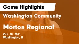 Washington Community  vs Morton Regional Game Highlights - Oct. 28, 2021