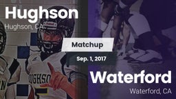 Matchup: Hughson  vs. Waterford  2017