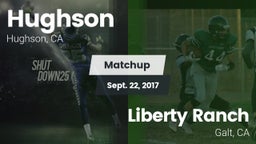 Matchup: Hughson  vs. Liberty Ranch  2017