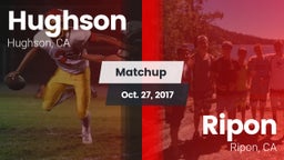 Matchup: Hughson  vs. Ripon  2017