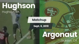 Matchup: Hughson  vs. Argonaut  2019