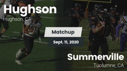 Matchup: Hughson  vs. Summerville  2020