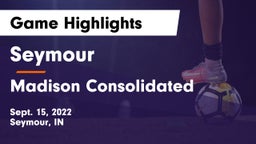 Seymour  vs Madison Consolidated  Game Highlights - Sept. 15, 2022