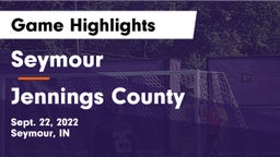 Seymour  vs Jennings County  Game Highlights - Sept. 22, 2022