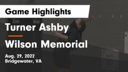 Turner Ashby  vs Wilson Memorial Game Highlights - Aug. 29, 2022