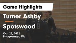Turner Ashby  vs Spotswood  Game Highlights - Oct. 25, 2022
