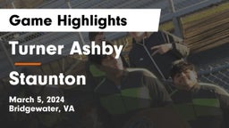 Turner Ashby  vs Staunton  Game Highlights - March 5, 2024
