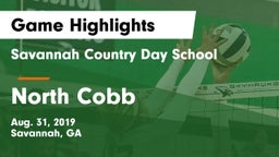 Savannah Country Day School vs North Cobb  Game Highlights - Aug. 31, 2019