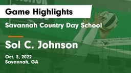 Savannah Country Day School vs Sol C. Johnson  Game Highlights - Oct. 3, 2022