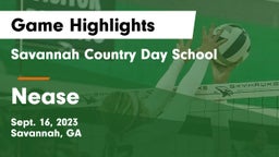 Savannah Country Day School vs Nease Game Highlights - Sept. 16, 2023