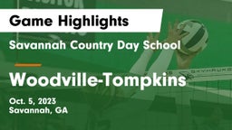 Savannah Country Day School vs Woodville-Tompkins Game Highlights - Oct. 5, 2023