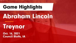 Abraham Lincoln  vs Treynor Game Highlights - Oct. 16, 2021
