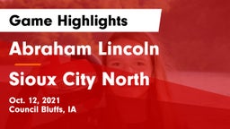 Abraham Lincoln  vs Sioux City North  Game Highlights - Oct. 12, 2021