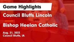 Council Bluffs Lincoln  vs Bishop Heelan Catholic  Game Highlights - Aug. 31, 2023