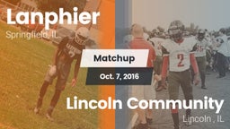 Matchup: Lanphier  vs. Lincoln Community  2016