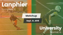 Matchup: Lanphier  vs. University  2018