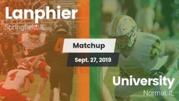 Matchup: Lanphier  vs. University  2019
