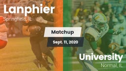 Matchup: Lanphier  vs. University  2020