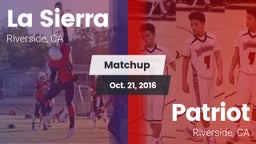 Matchup: La Sierra High vs. Patriot  2016