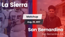 Matchup: La Sierra High vs. San Bernardino  2017
