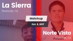 Matchup: La Sierra High vs. Norte Vista  2017