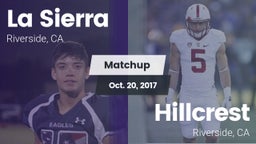 Matchup: La Sierra High vs. Hillcrest  2017