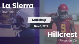 Matchup: La Sierra High vs. Hillcrest  2019